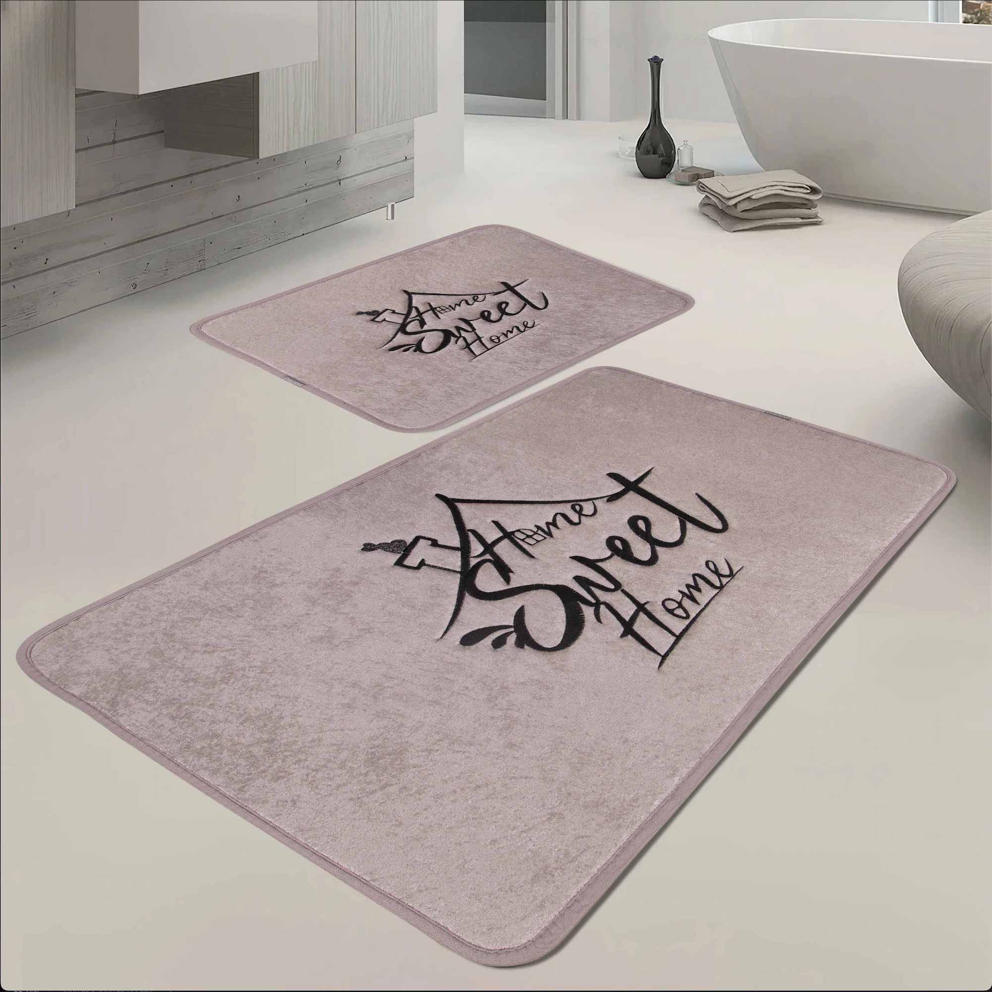 Veldena Home Desen 2li Banyo Paspas Takımı