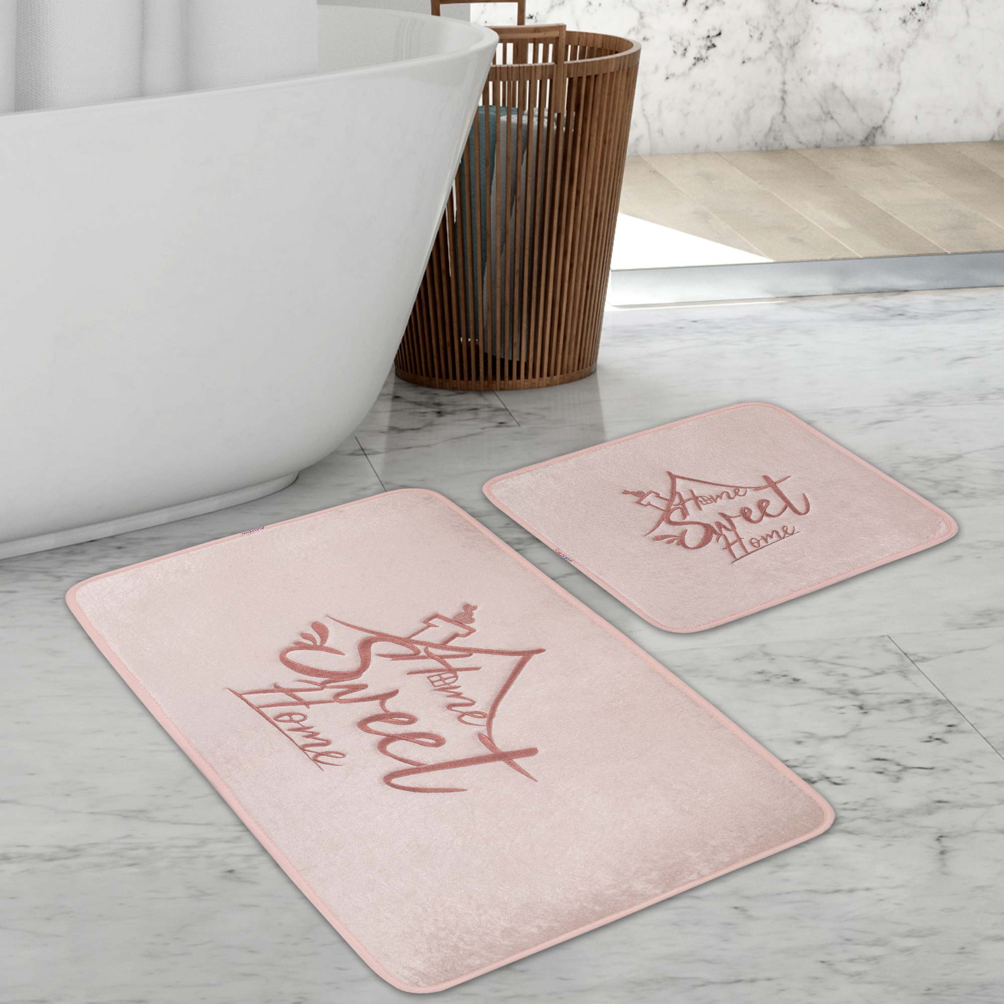 Veldena Home Desen 2li Banyo Paspas Takımı